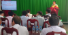 BSCK2. Trương Văn Hạnh, Giám đốc Trung tâm Kiểm soát bệnh tật tỉnh phát biểu khai mạc buổi tập huấn.