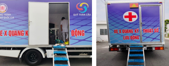 Hệ thống xe chụp X-Quang kỹ thuật số lưu động được bàn giao cho Chương trình chống Lao tại 18 tỉnh, thành trên cả nước, trong đó có Hậu Giang.