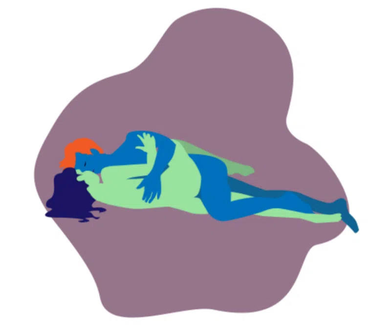 Tư thế nằm nghiêng đối mặt