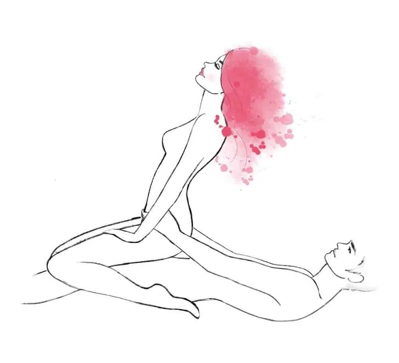 Tư thế nữ cao bồi ngược