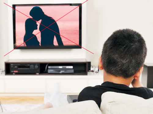 Tránh phim người lớn để cai nghiện sex