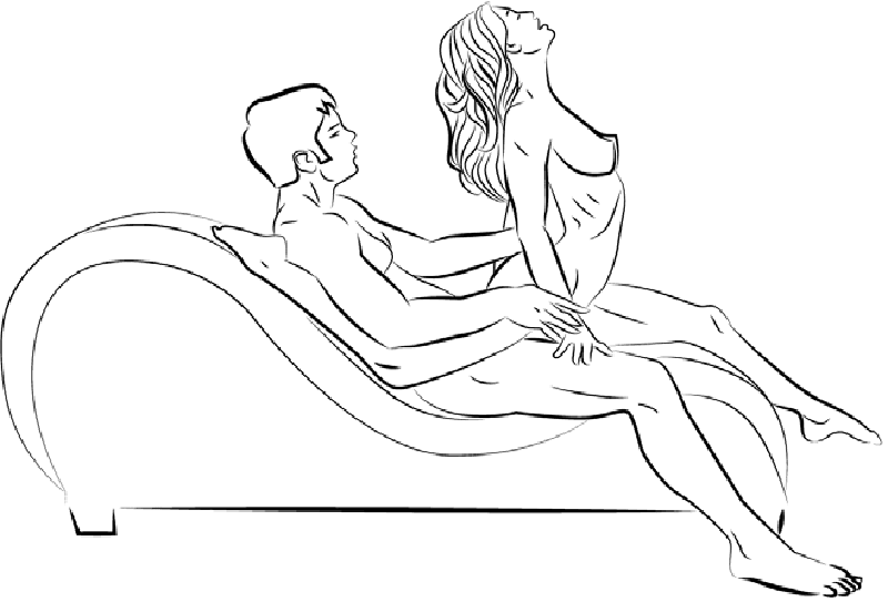 Tư thế nàng tiên cá trên ghế tình yêu