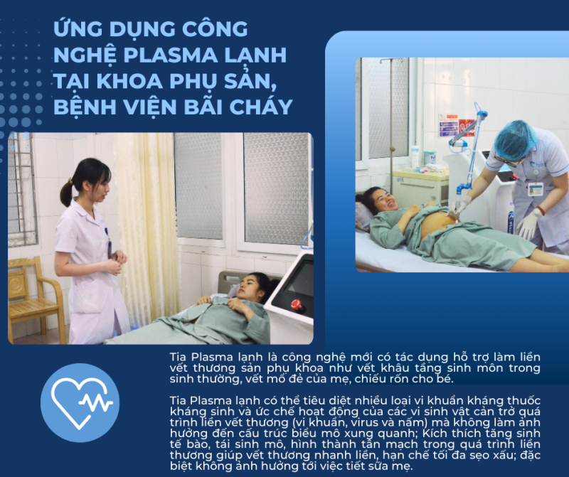 Công nghệ plasma lạnh trong chăm sóc vết thương sau sinh