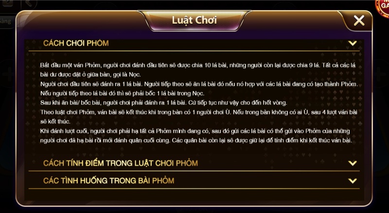 Luật chơi phỏm và cách tạo phỏm