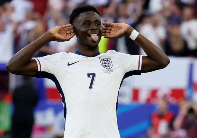 Saka tỏa sáng tại Euro 2024