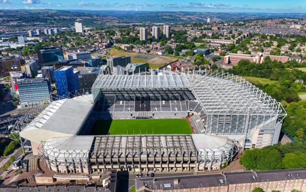 St James' Park: Sân nhà Newcastle & cấu trúc độc đáo tại EURO 2028