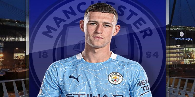 Phil Foden trong màu áo Manchester City