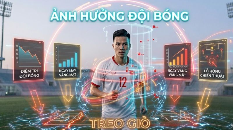 Treo giò là gì? Quy định thời gian treo giò cầu thủ bóng đá